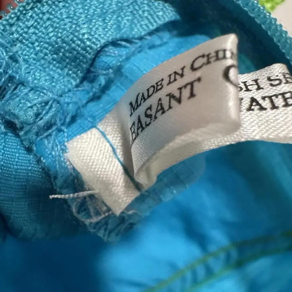 American Girl‎ Doll Blue and Green Duffel Bag Small Micro
